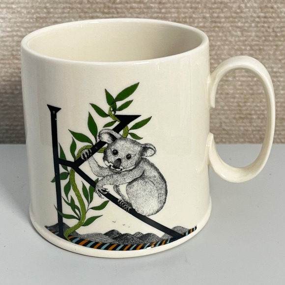 Anthropologie by Florence Balducci Letter "K"Coffee Tea Mug KOALA - Picture 1 of 4